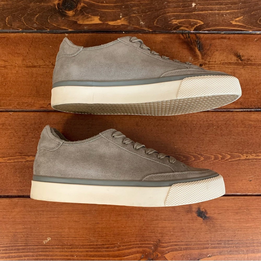 Rag & Bone RB Army Classic Low Top Cemento Suede Sneakers Shoes Size 39.5 - Picture 11 of 13